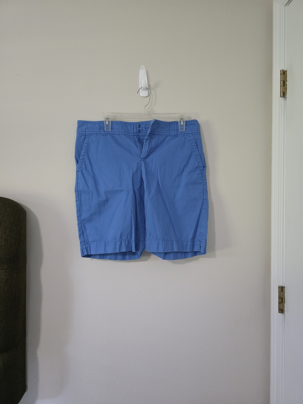Lilly Pulitzer Womens Sky Blue Flat Front Shorts